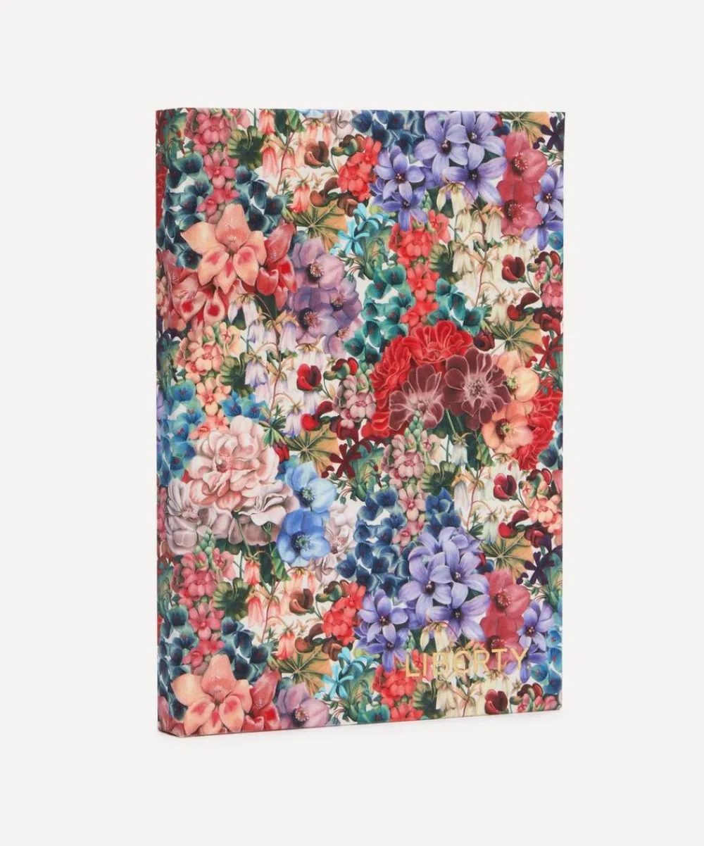 Liberty Stationery And Games^Painted Travels Print Cotton A5 Notebook