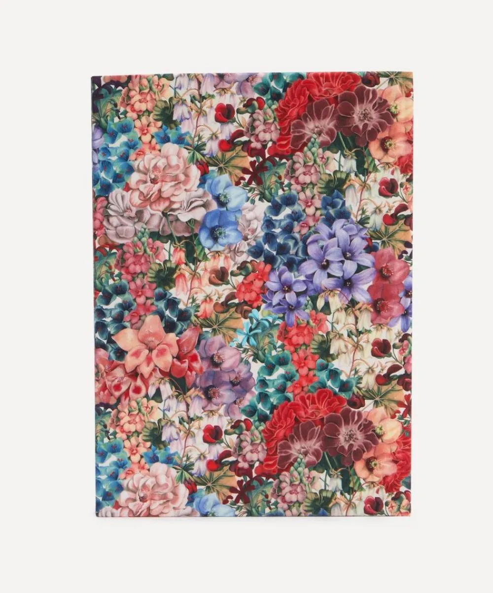 Liberty Stationery And Games^Painted Travels Print Cotton A5 Notebook