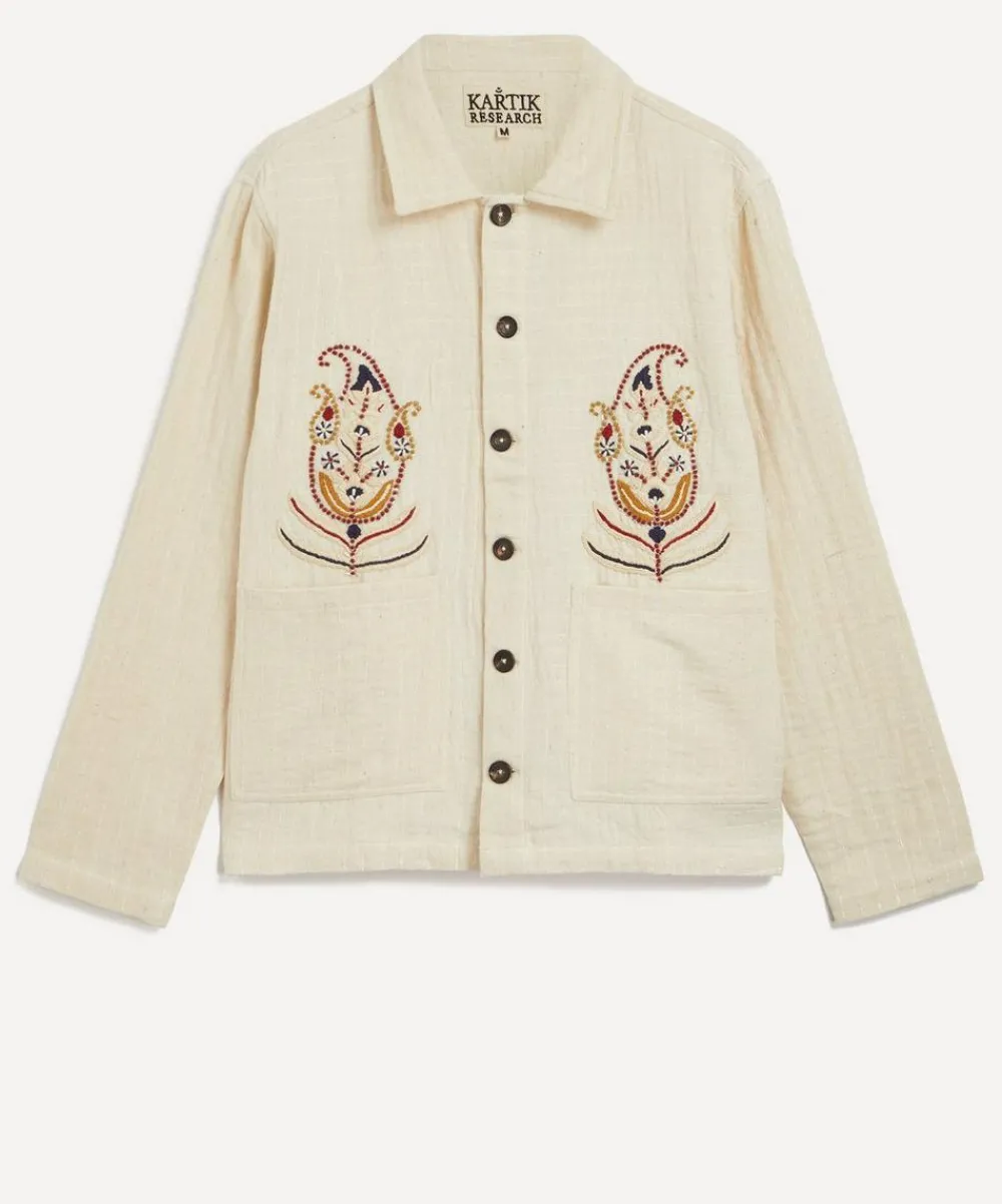 Kartik Research Coats & Jackets^Paisley Embroidered Cropped Jacket