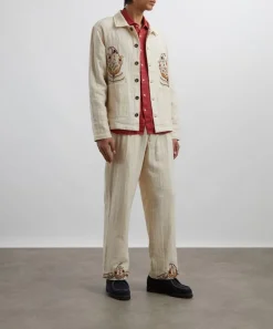 Kartik Research Coats & Jackets^Paisley Embroidered Cropped Jacket