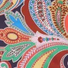 Liberty Fabrics Silk Satin^Paisley Fanfare Silk Satin