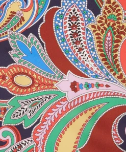 Liberty Fabrics Silk Satin^Paisley Fanfare Silk Satin