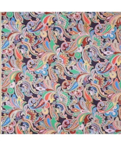 Liberty Fabrics Silk Satin^Paisley Fanfare Silk Satin