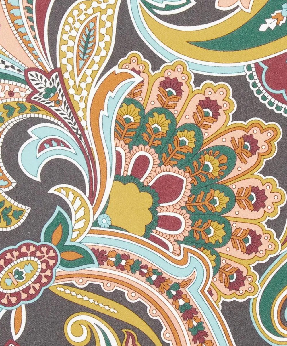 Liberty Fabrics Monument Twill^Paisley Fanfare Silk Twill