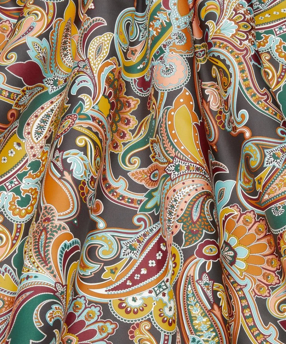 Liberty Fabrics Monument Twill^Paisley Fanfare Silk Twill