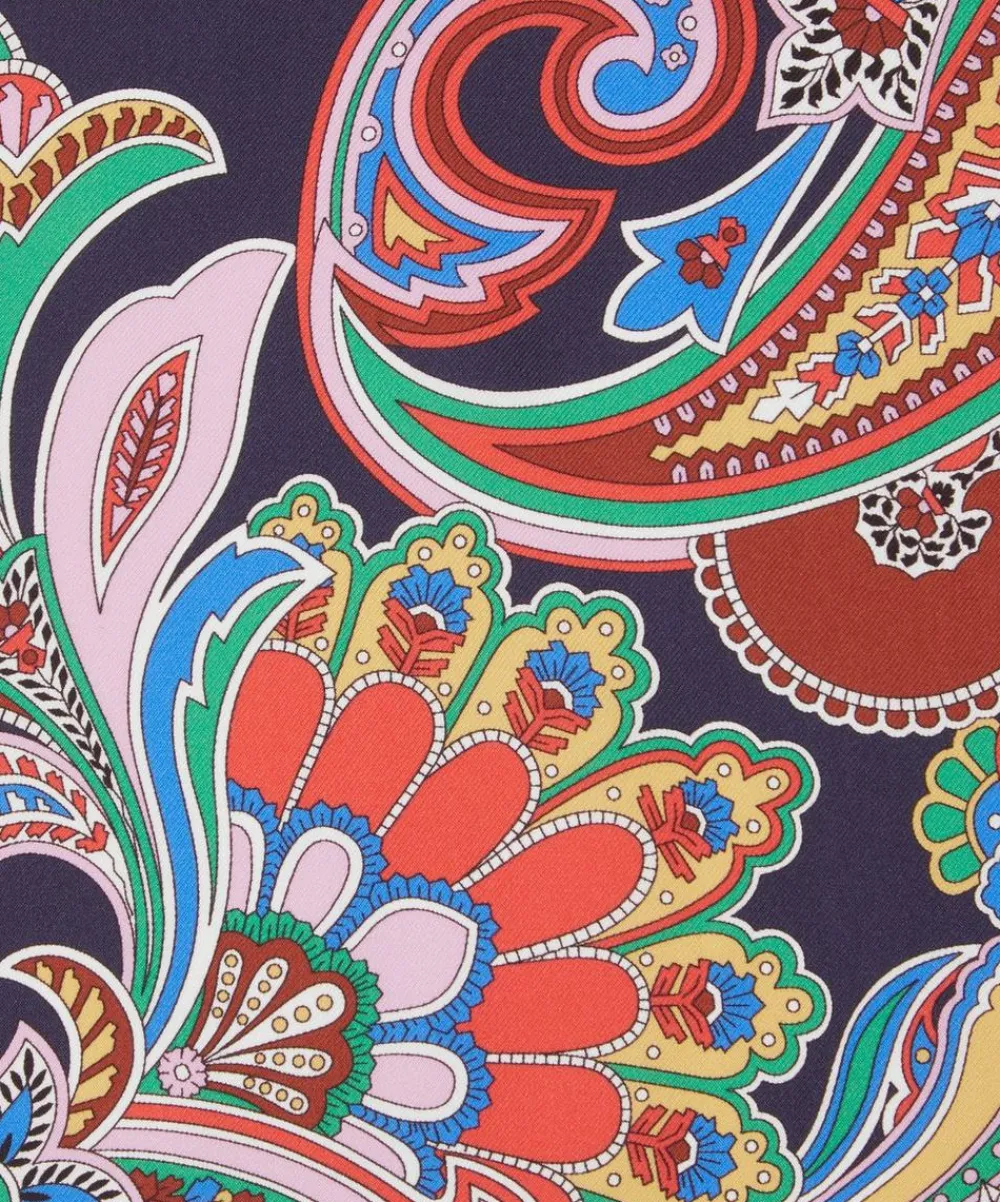 Liberty Fabrics Monument Twill^Paisley Fanfare Silk Twill
