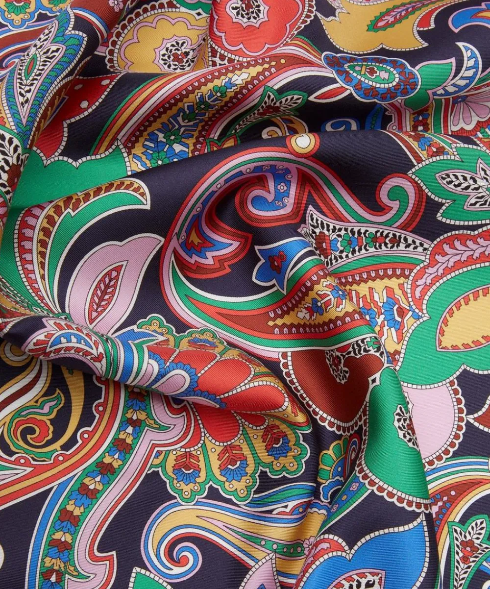 Liberty Fabrics Monument Twill^Paisley Fanfare Silk Twill