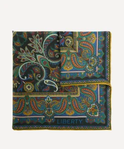 Liberty Pocket Squares^Paisley Silk Pocket Square