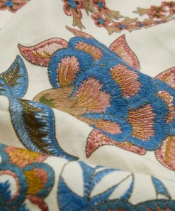 Liberty Interiors Furnishing Fabrics^Palampore Embroidery in Lapis