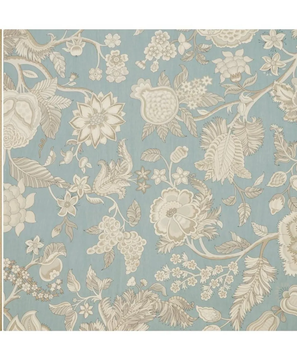 Liberty Interiors Furnishing Fabrics^Palampore Trail Landsdowne Linen in Lichen