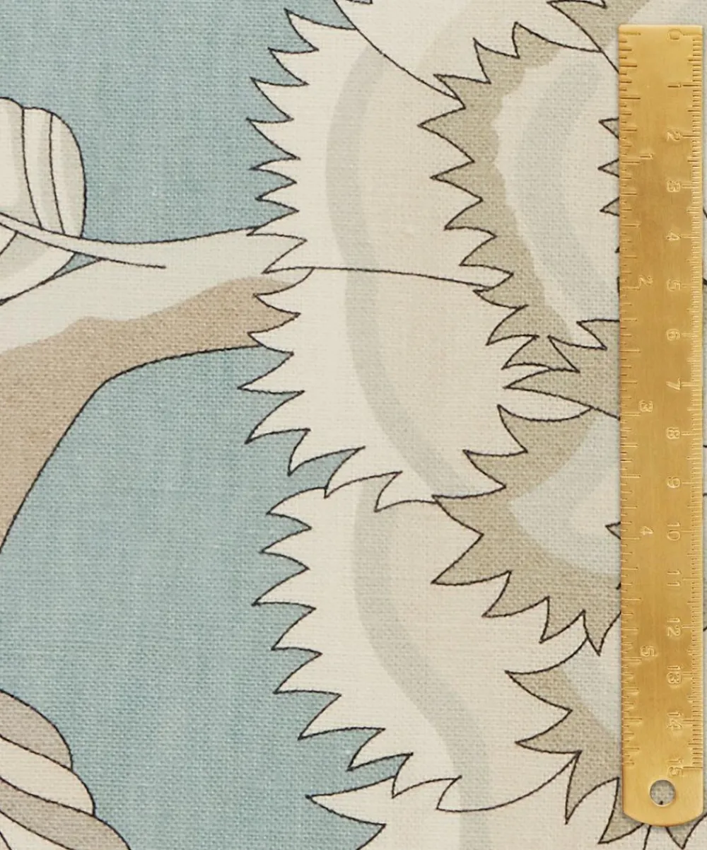 Liberty Interiors Furnishing Fabrics^Palampore Trail Landsdowne Linen in Lichen