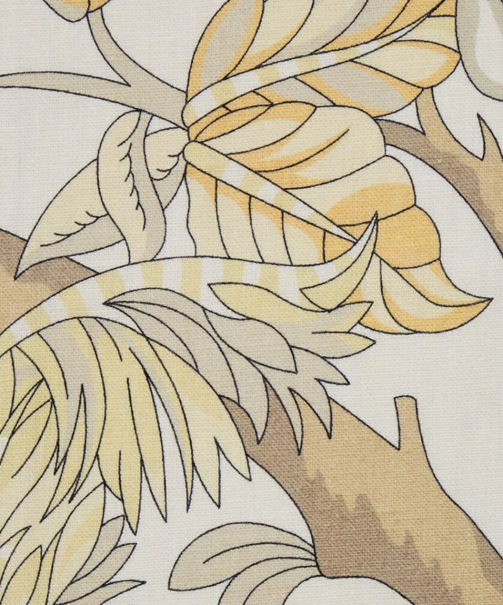 Liberty Interiors Furnishing Fabrics^Palampore Trail Landsdowne Linen in Pewter