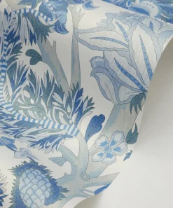 Liberty Interiors Wallpaper^Palampore Trail Wallpaper in Lapis