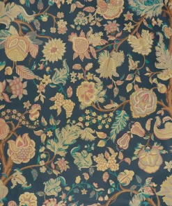 Liberty Interiors Wallpaper|Furnishing Fabrics^Palampore Trail Wallpaper in Pewter Blue