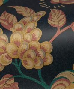 Liberty Interiors Wallpaper|Furnishing Fabrics^Palampore Trail Wallpaper in Pewter Blue