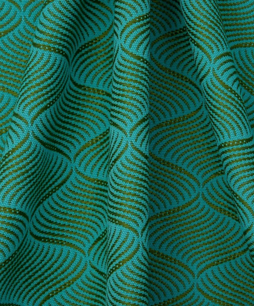 Liberty Interiors Furnishing Fabrics^Palazzo Westbrook in Aqua – Outdoor