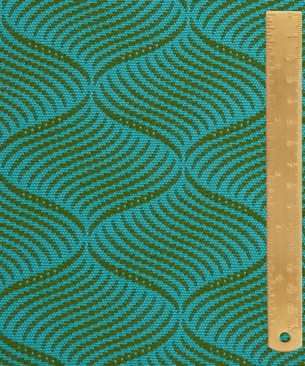 Liberty Interiors Furnishing Fabrics^Palazzo Westbrook in Aqua – Outdoor