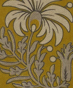 Liberty Interiors Furnishing Fabrics^Palm Parade Linen in Fennel