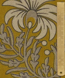 Liberty Interiors Furnishing Fabrics^Palm Parade Linen in Fennel