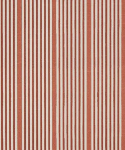 Liberty Interiors Furnishing Fabrics^Park Stripe Cotton in Galah Pink