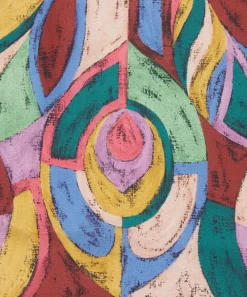 Liberty Fabrics Monument Twill^Pastel Peacock Silk Twill