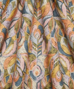 Liberty Fabrics Monument Twill^Pastel Peacock Silk Twill