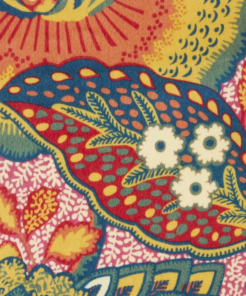 Liberty Interiors Furnishing Fabrics^Patricia Cotton Velvet in Lacquer Bright