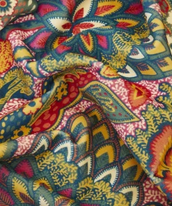Liberty Interiors Furnishing Fabrics^Patricia Cotton Velvet in Lacquer Bright