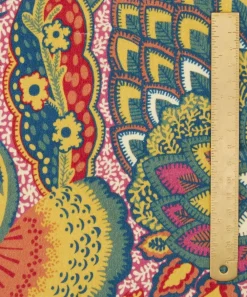 Liberty Interiors Furnishing Fabrics^Patricia Cotton Velvet in Lacquer Bright