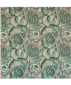 Liberty Interiors Furnishing Fabrics^Patricia Cotton Velvet in Jade