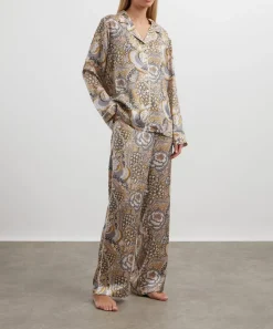 Liberty Sleepwear^Patricia Silk-Satin Cotton Pyjama Set