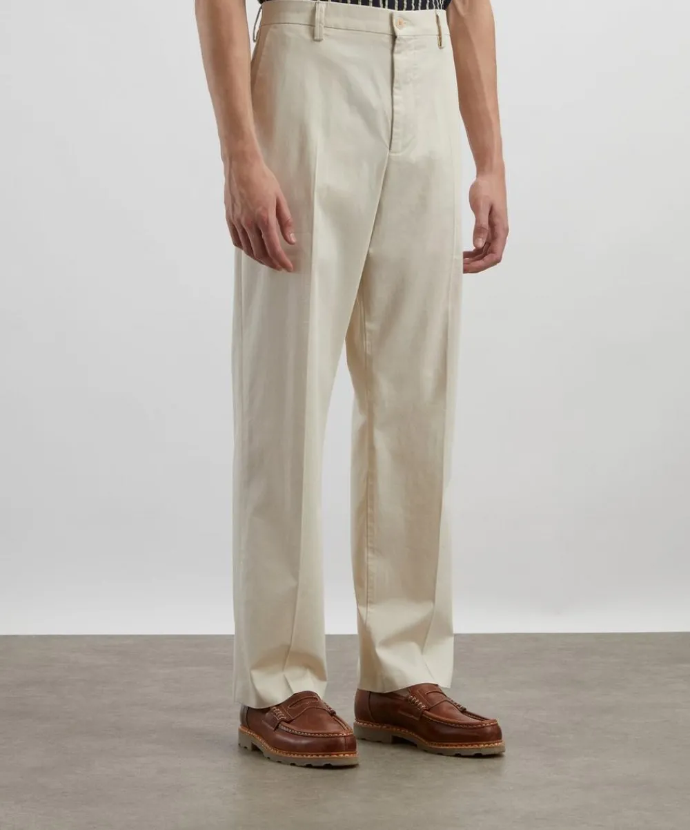 NN07 Trousers^Paw Tailored Relaxed-Fit Trousers