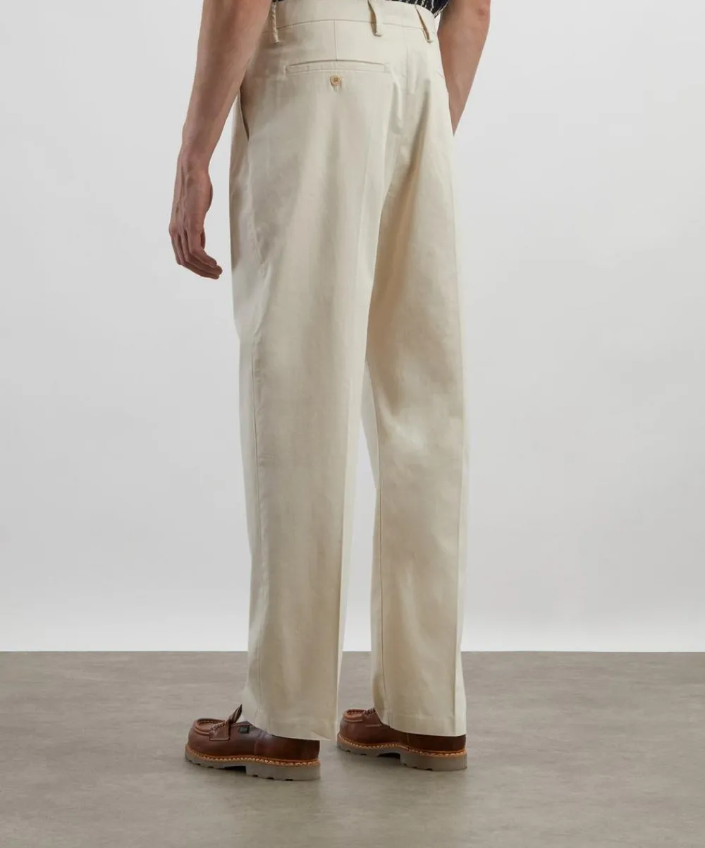 NN07 Trousers^Paw Tailored Relaxed-Fit Trousers