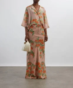 Bernadette Skirts^Peachtree Emily Silk Maxi Skirt
