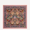 Liberty Scarves^Peacock Garden 70 x 70cm Silk Twill Scarf