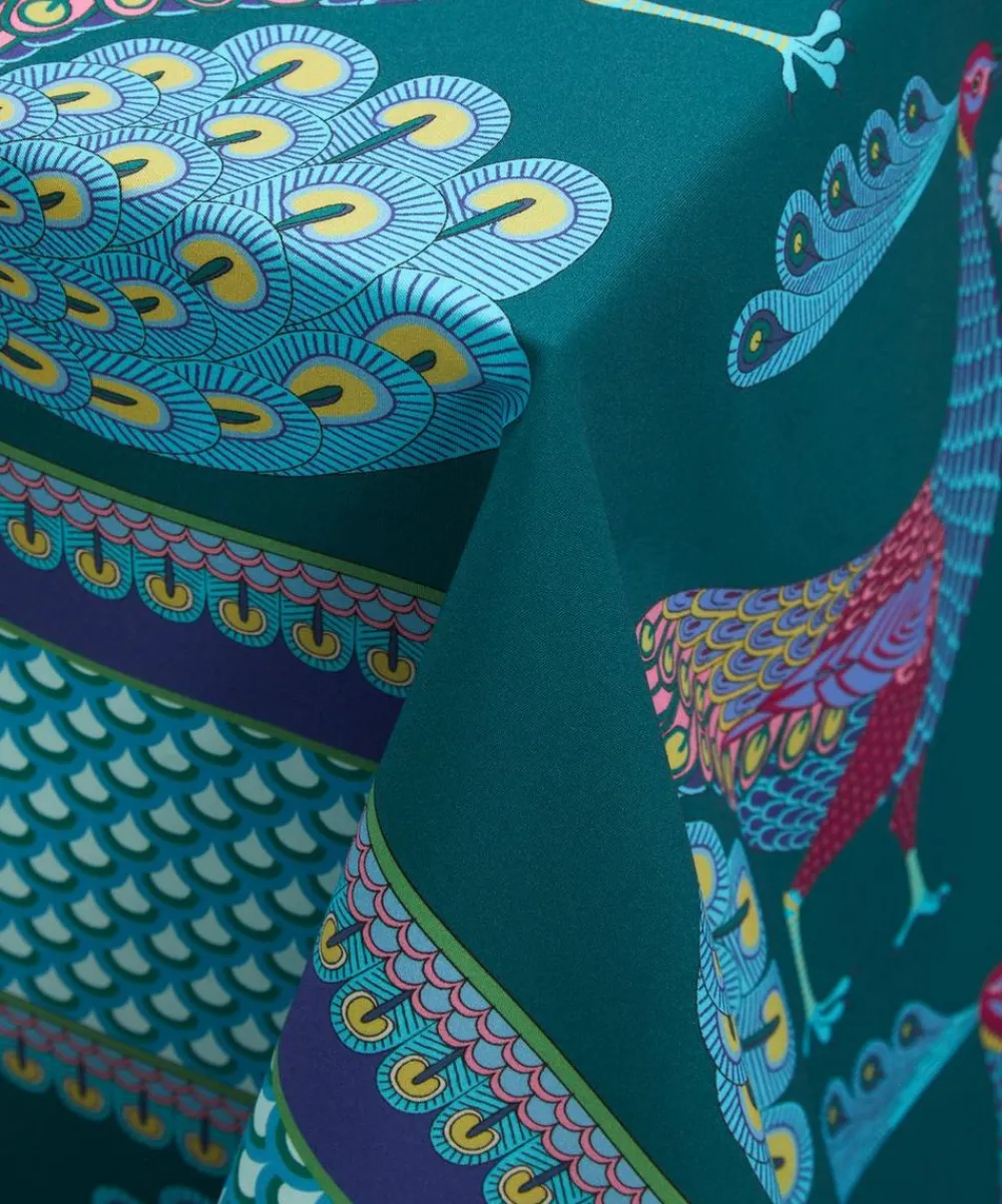 Liberty Tableware|Kitchen^Peacock Garden 165x250cm Tablecloth