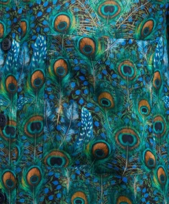 Liberty Tops^Peacock Manor Relaxed Silk Shirt