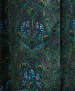 Liberty Sleepwear^Peacock Manor Silk Satin Long Robe