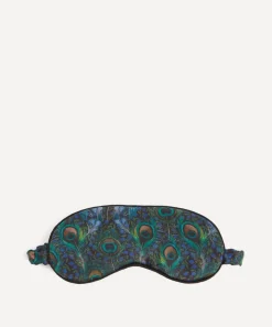 Liberty Sleepwear^Peacock Manor Silk Satin Eye Mask