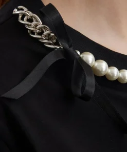 Simone Rocha Tops^Pearl and Chain Boy T-Shirt