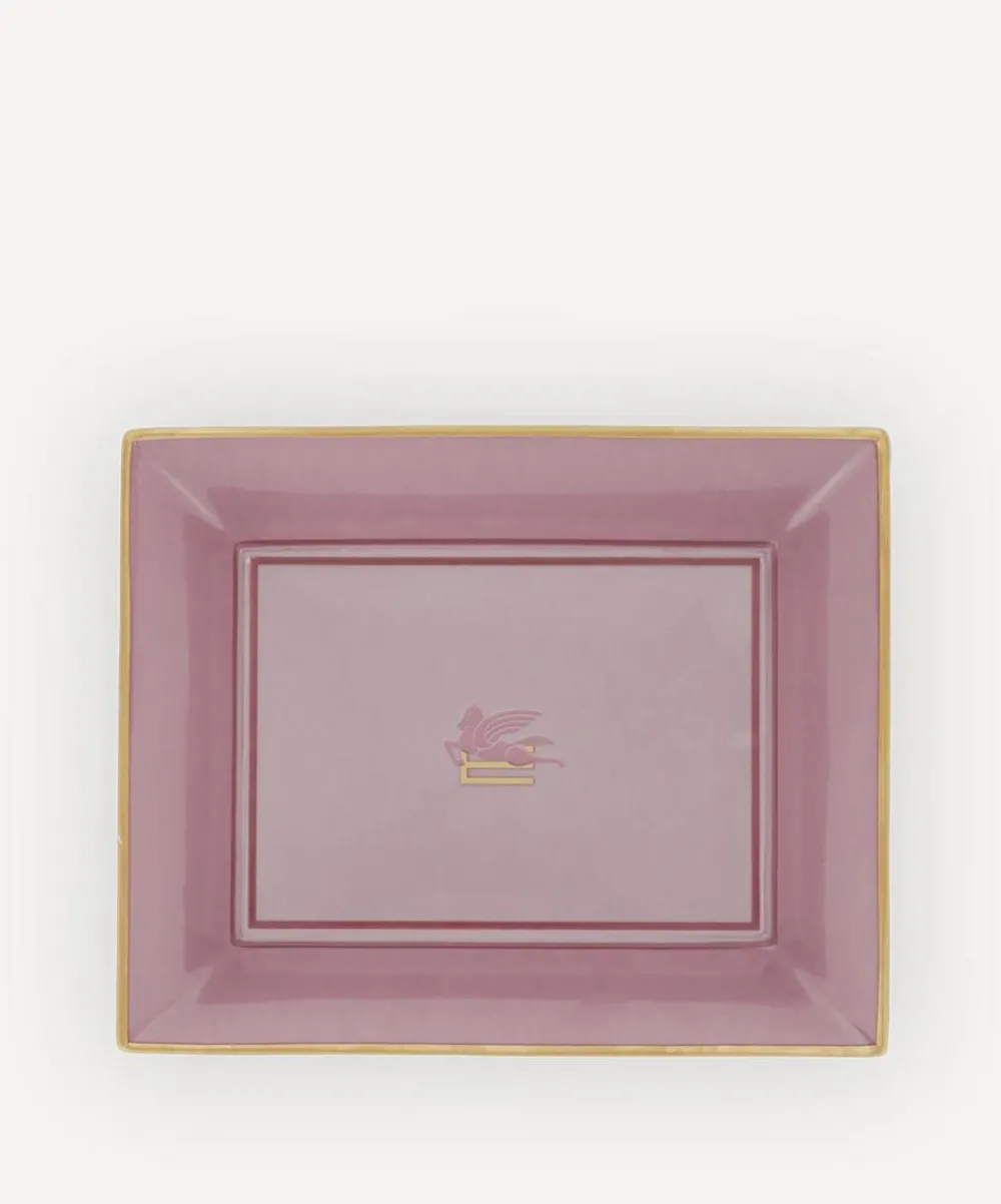 Etro Living Room|Bathroom^Pegaso Mallow Rectangular Tray