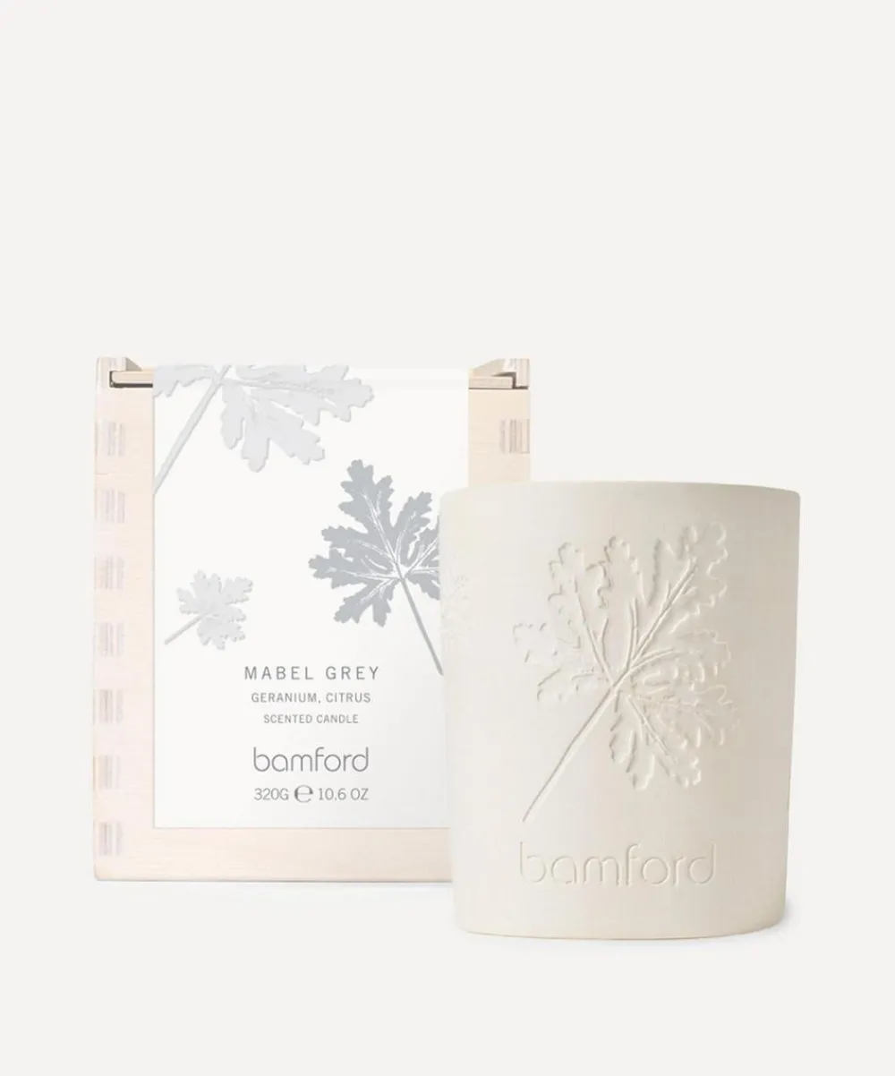 Bamford Candles & Candle Holders^Pelargonium Mabel Grey Geranium Scented Candle 320g
