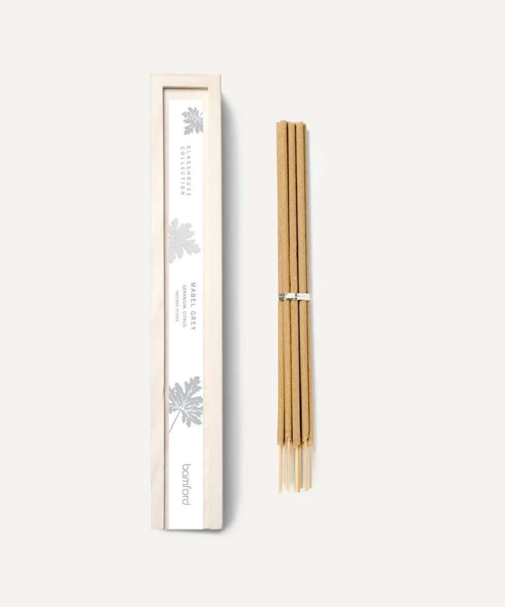 Bamford Candles & Candle Holders^Pelargonium Mabel Grey Geranium Incense Stick Pack of 10