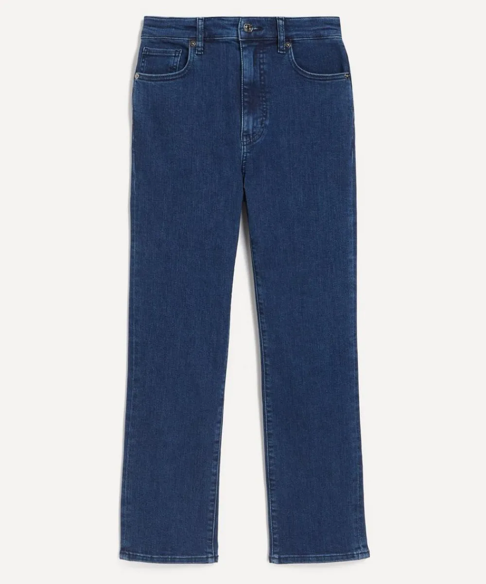 Frame Jeans^Pencil High-Rise Slim Jeans in Loner