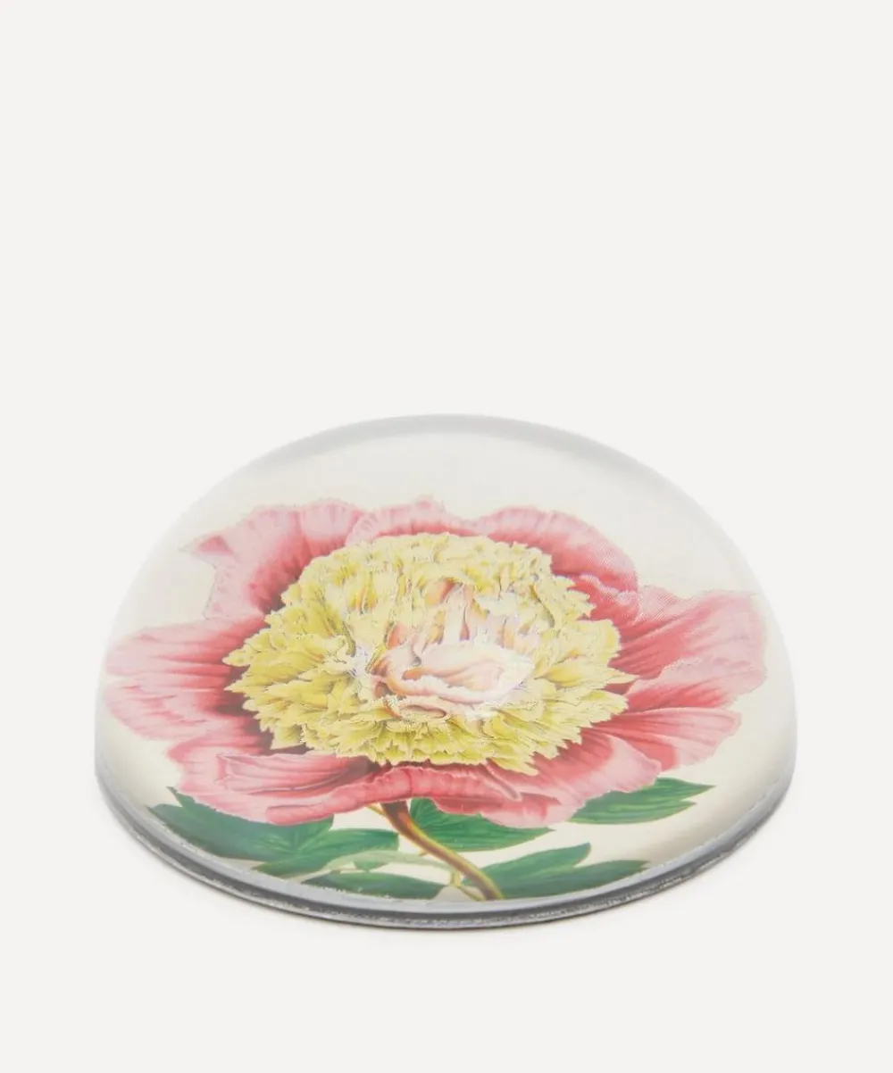 John Derian Stationery And Games^Peony Albifl Paperweight