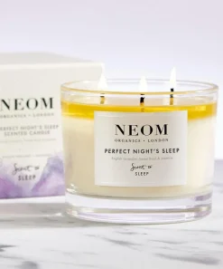NEOM Wellbeing London Candles & Candle Holders|Wellness^Perfect Night's Sleep Three-Wick Scented Candle 420g