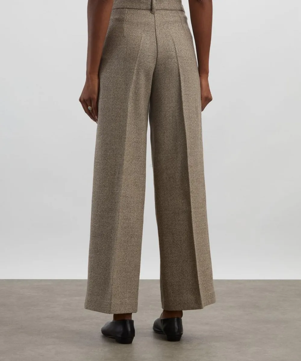AKYN Trousers & Shorts^Perla Undyed Wool Trousers