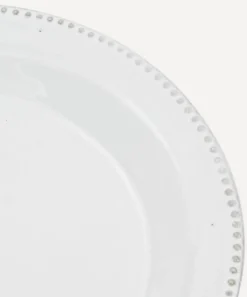 Astier de Villatte Tableware^Perles Side Plate