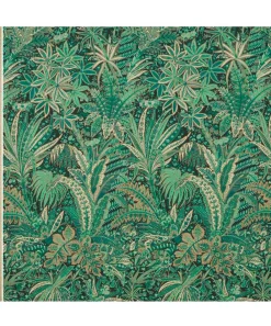 Liberty Interiors Furnishing Fabrics^Persian Voyage Amersham Linen-Blend in Jade