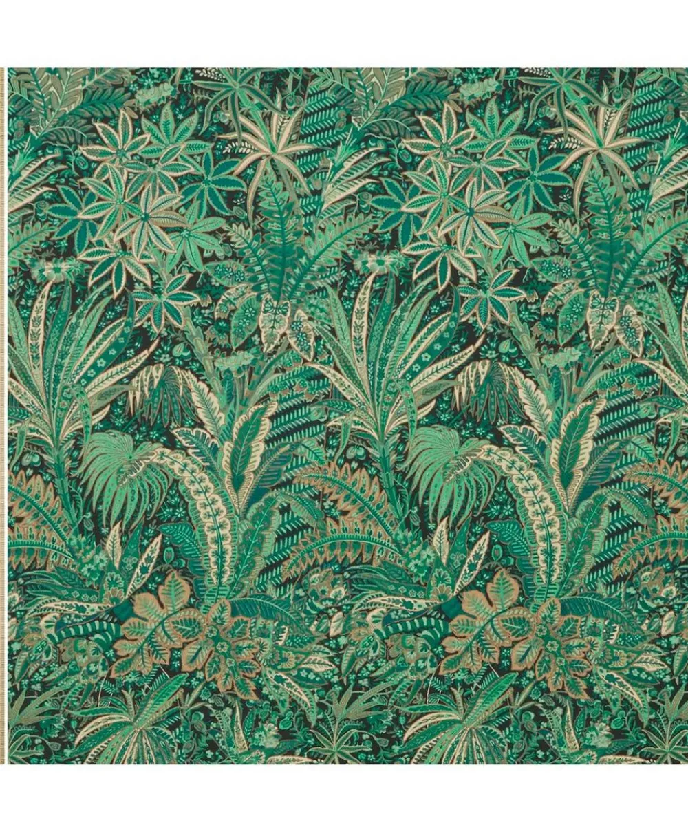 Liberty Interiors Furnishing Fabrics^Persian Voyage Amersham Linen-Blend in Jade